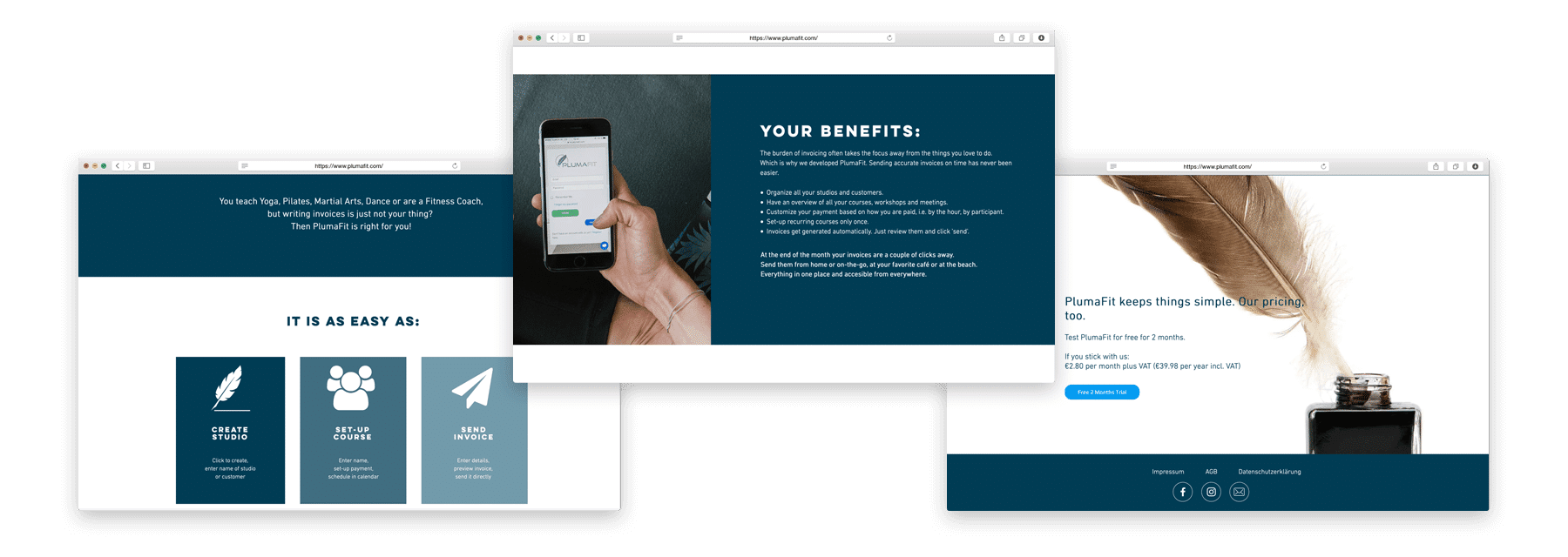 PlumaFit solution