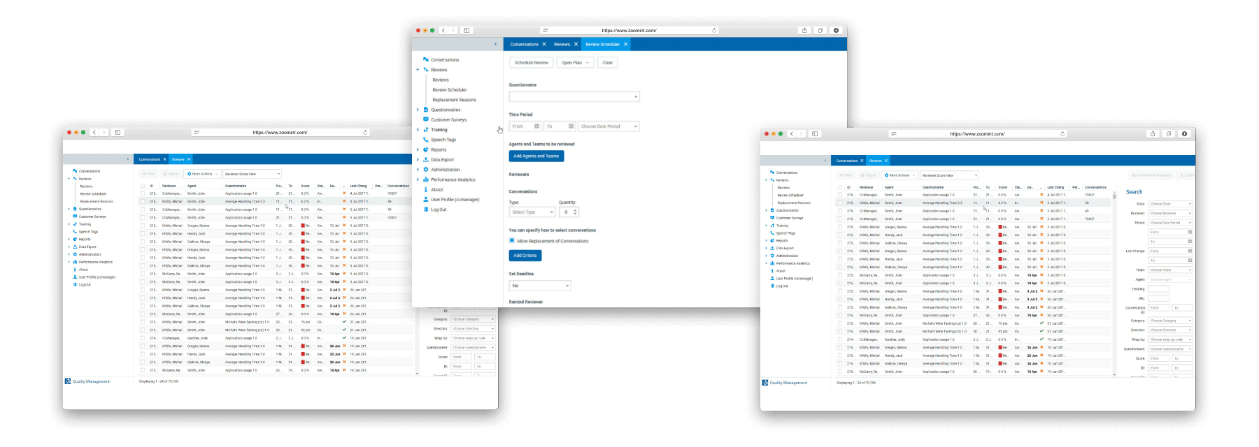 ScoreCard-Zoom-Quality-Management solution