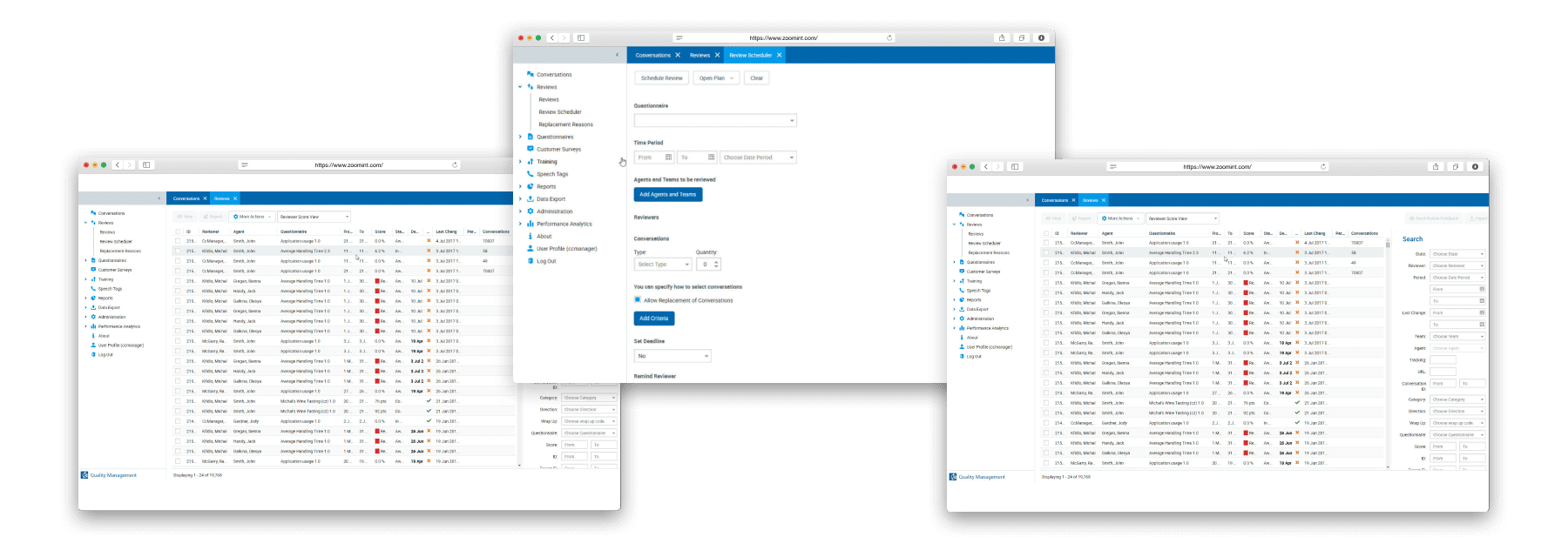 ScoreCard-Zoom-Quality-Management solution