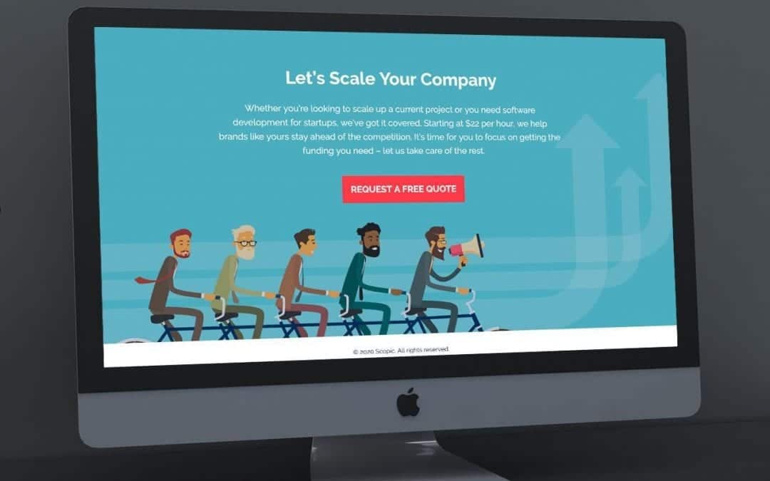 Startups Landing Page