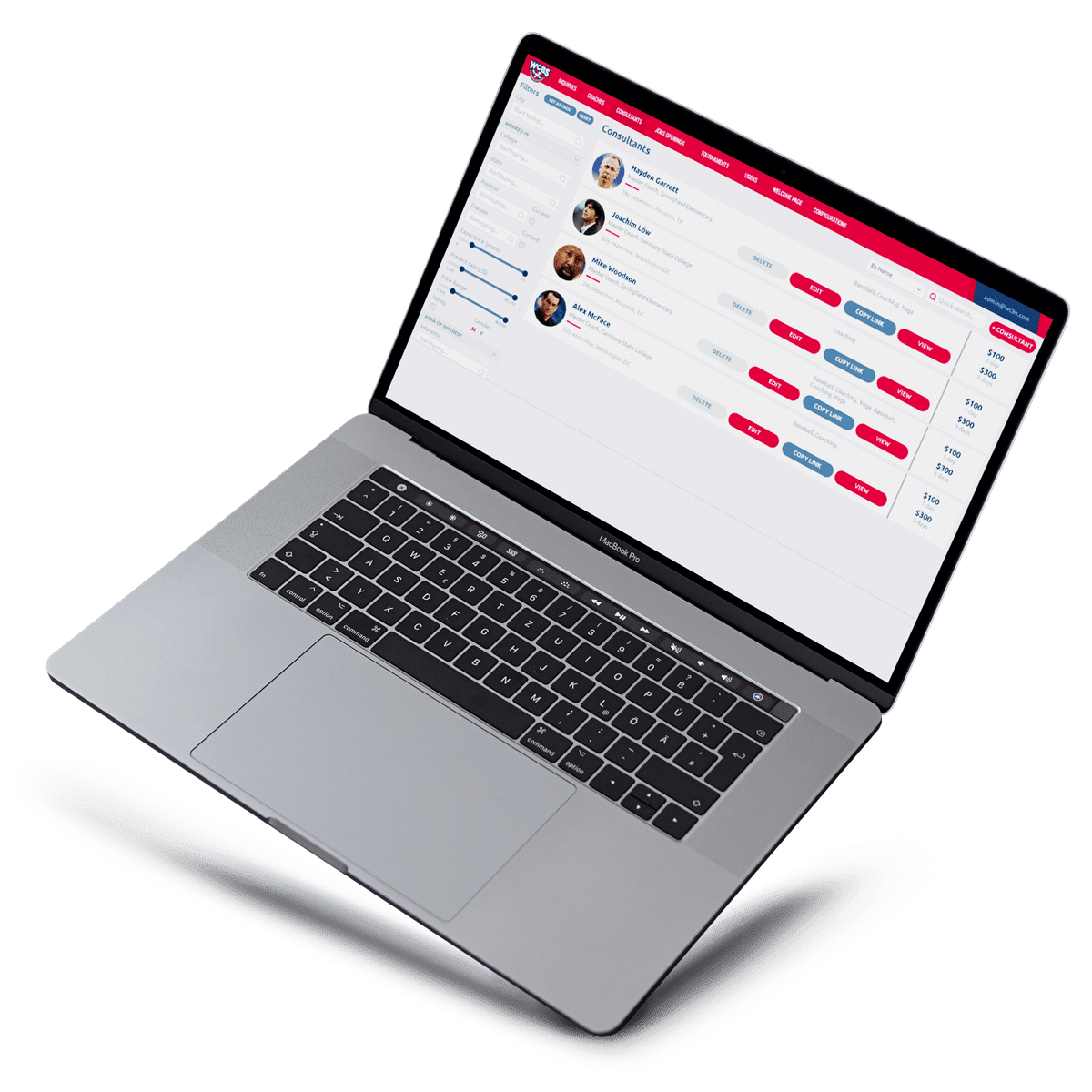 WomensCollegiateBasketballWebsite vision