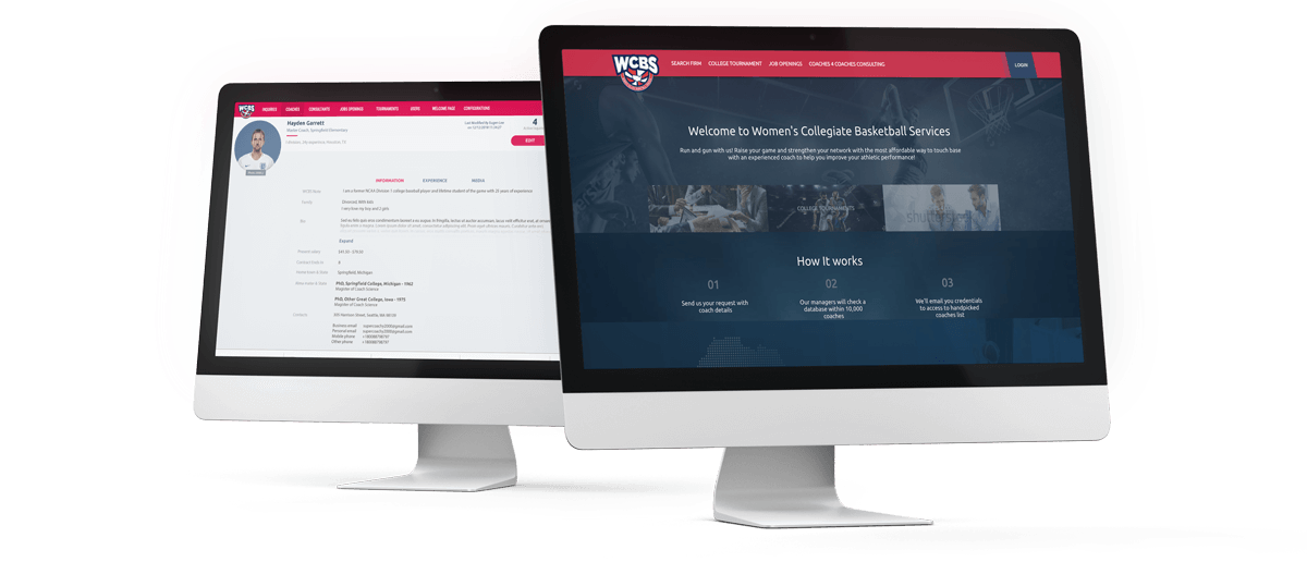 WomensCollegiateBasketballWebsite main