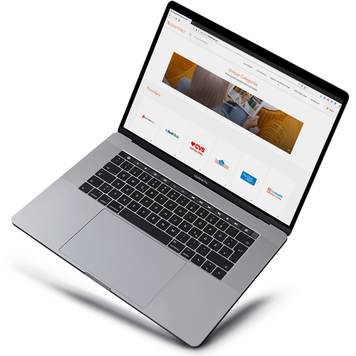 Rokket Med Web vision
