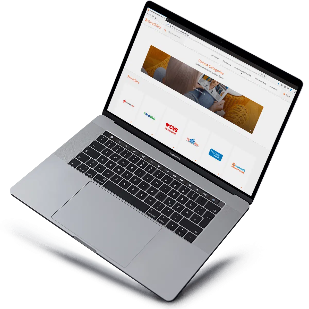Rokket Med Web vision