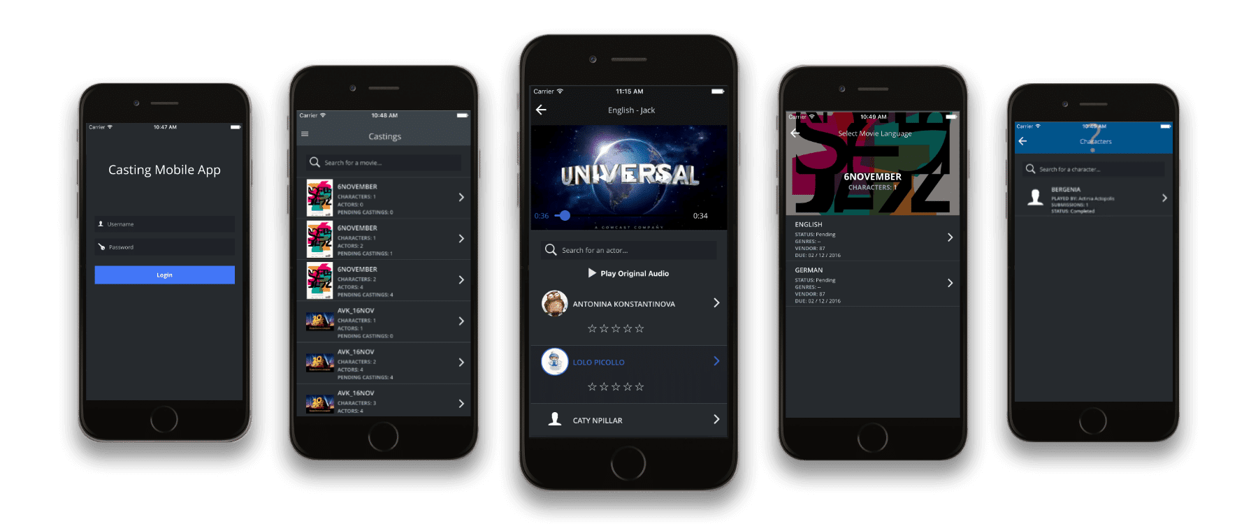 Casting-Mobile solution