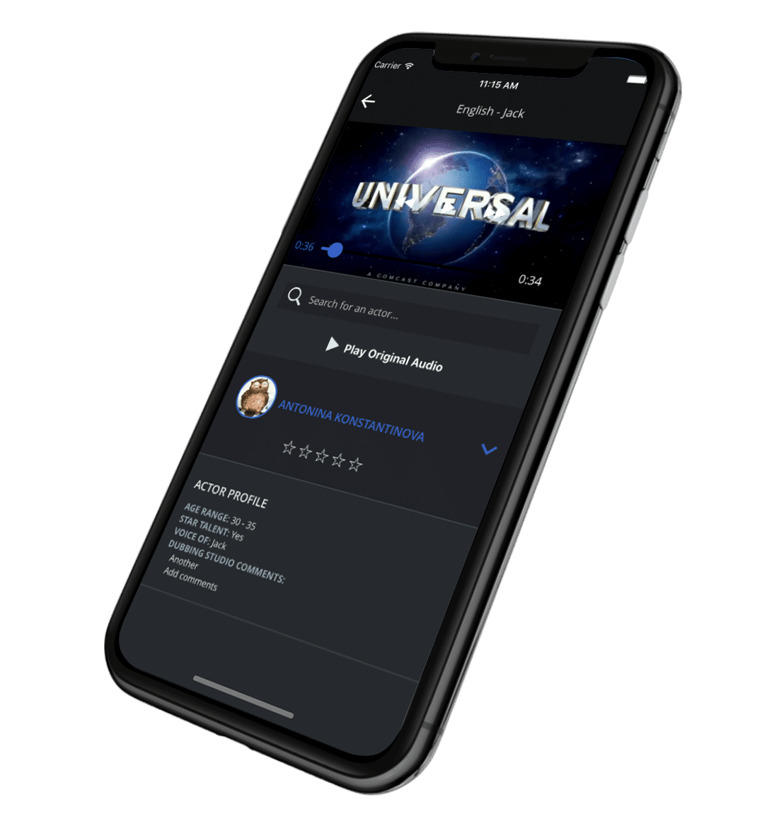 Casting-Mobile vision