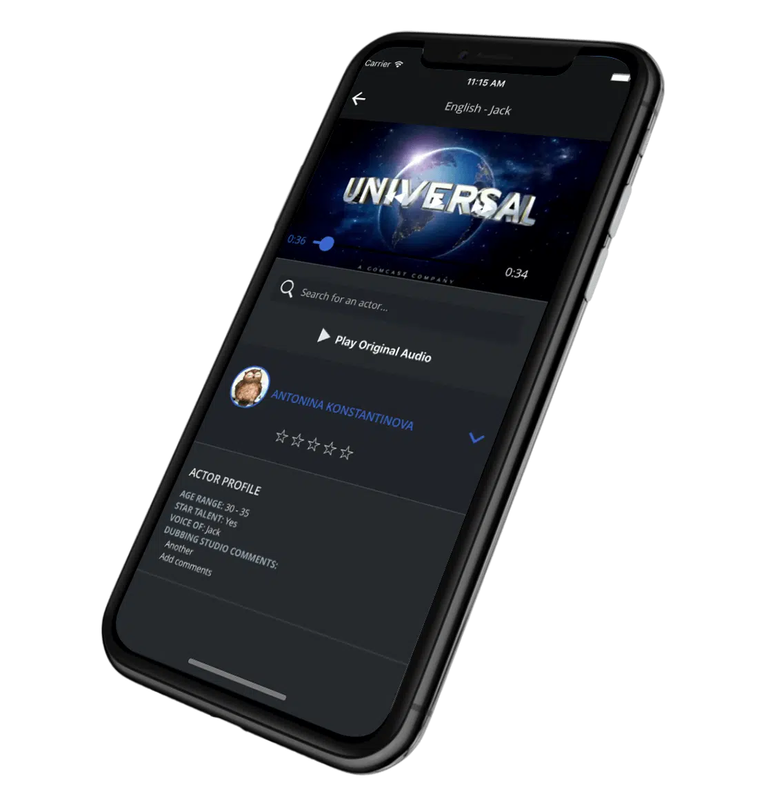 Casting-Mobile vision