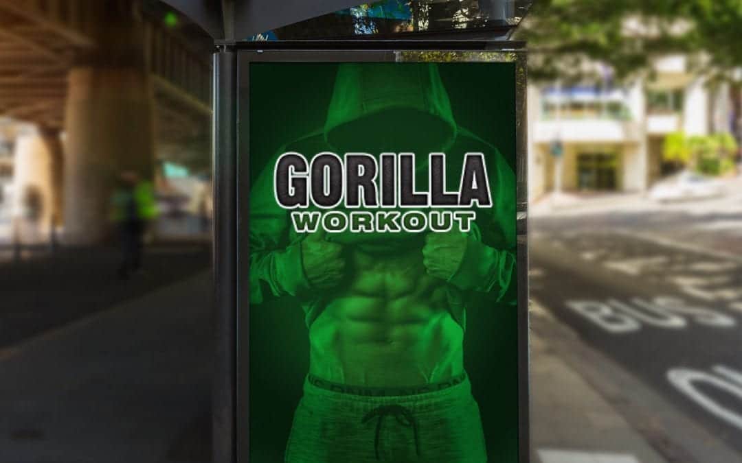 Gorilla Workout Logo Design