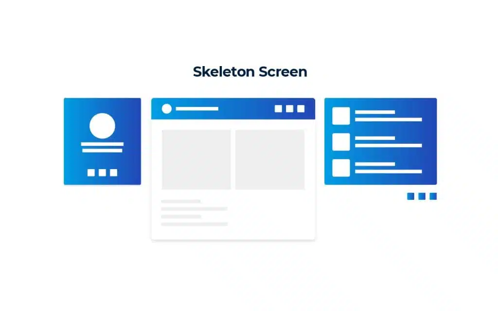 Skeleton screen