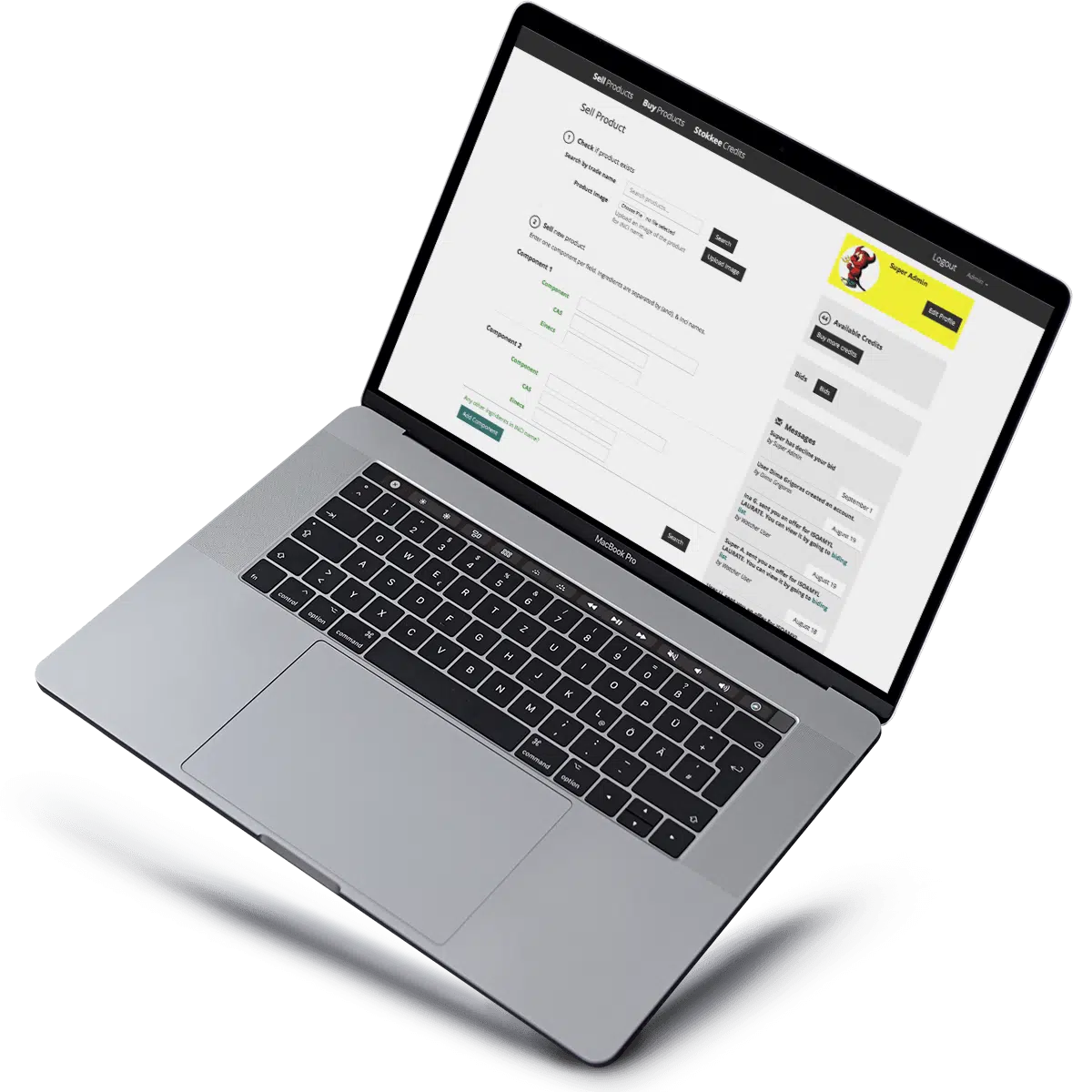 Chemicals E-Store vision