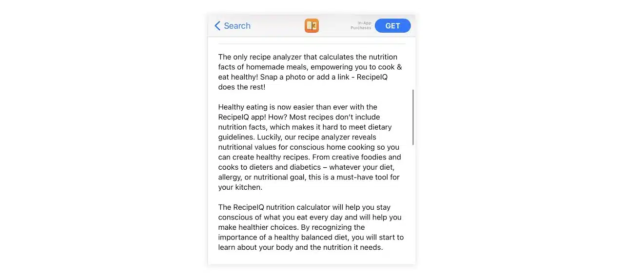 recipe iq app marketing strategy