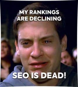 seo is dead meme