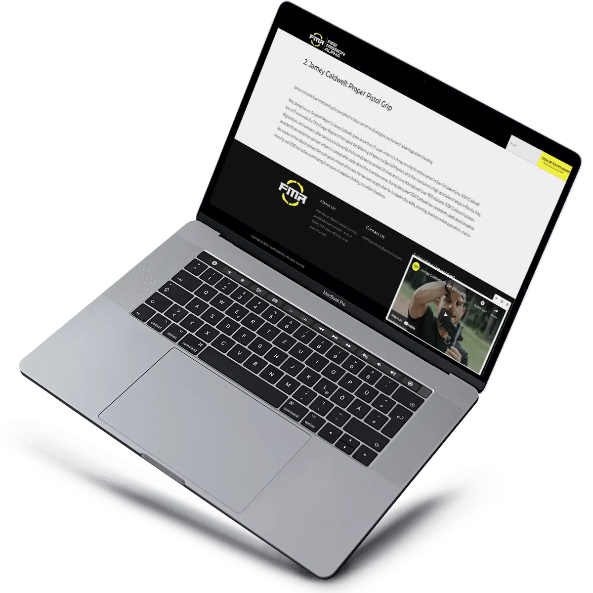Vision web application development 