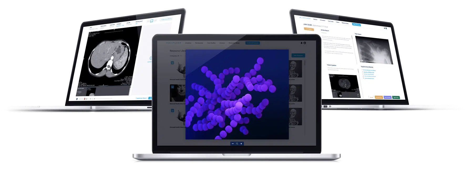 cross platform development of a radiology application screenshots