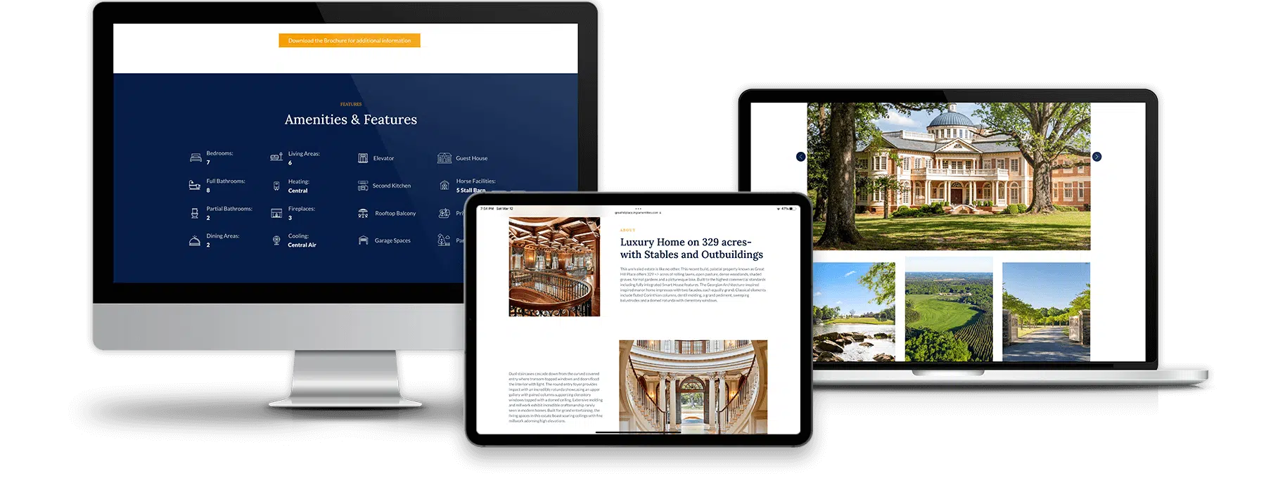 multi platform development real estate website 
