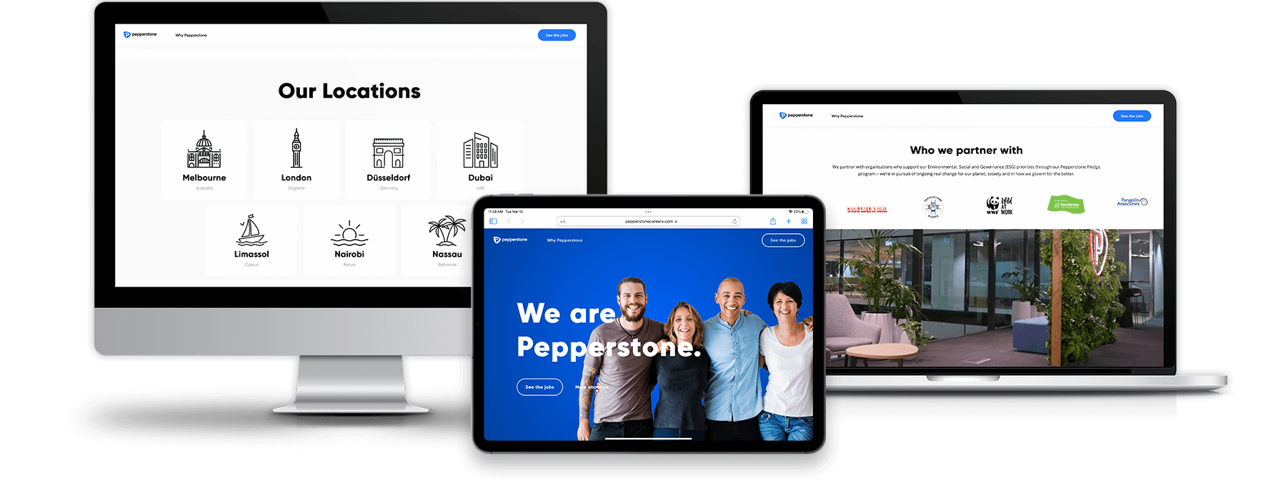 Cross platform development for a trading website 